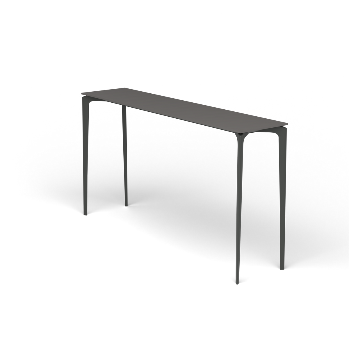 AllSize Bartafel, 200 × 45 × 110 cm, Metallic Grey, Aluminium speckled Anthracite