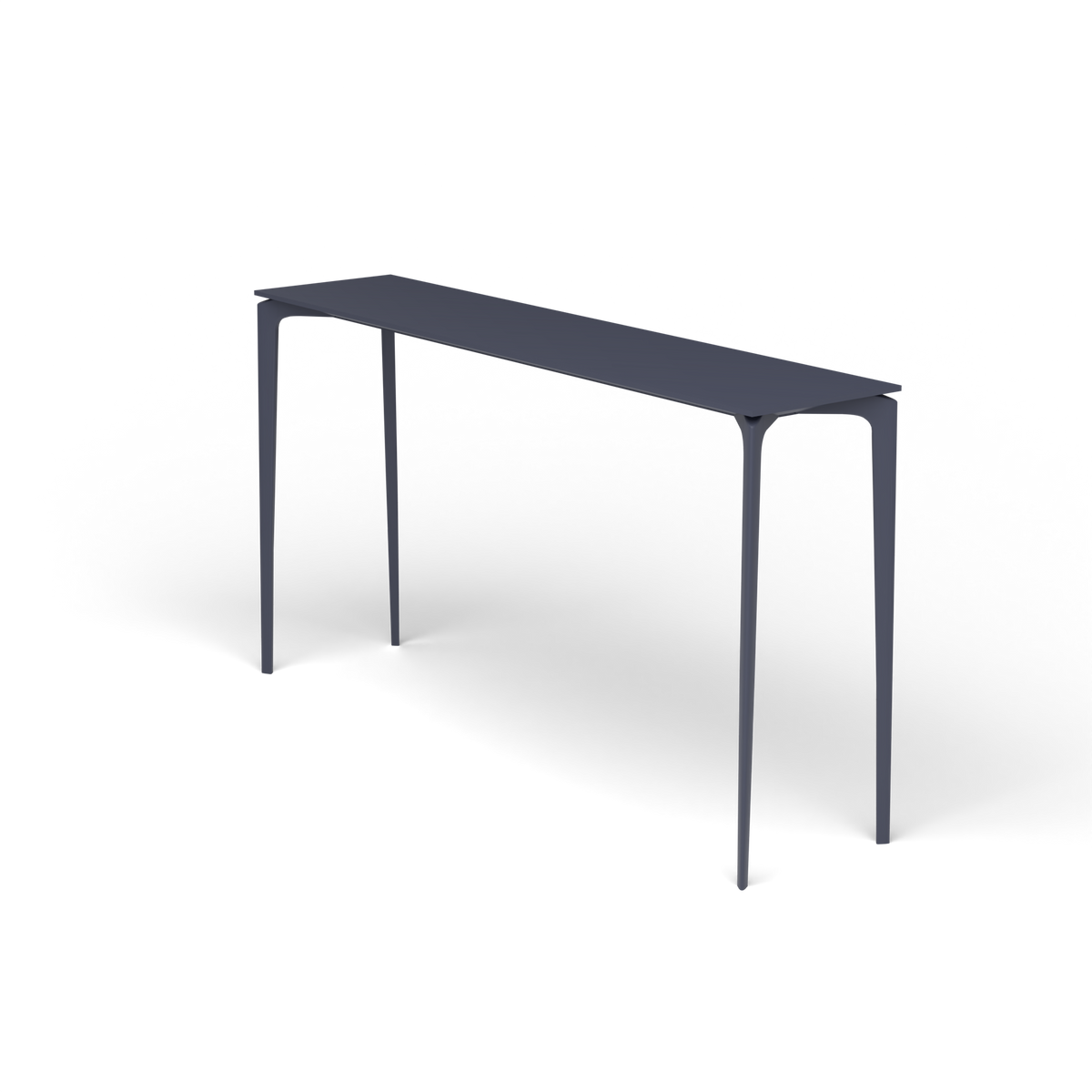 AllSize Bartafel, 200 × 45 × 110 cm, Grey Blue, Gelakt aluminium (volgt onderstelkleur)