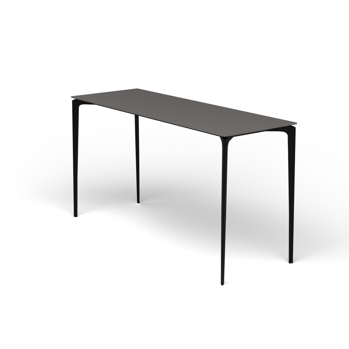 AllSize Bartafel, 200 × 70 × 110 cm, Black, Aluminium speckled Anthracite