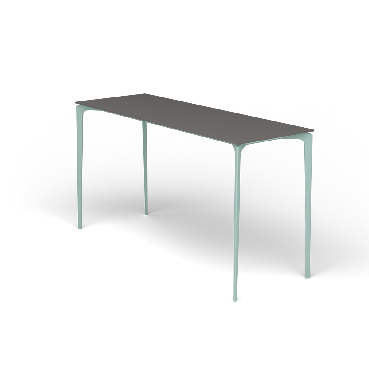 AllSize Bartafel, 200 × 70 × 110 cm, Light Blue, Aluminium speckled Anthracite