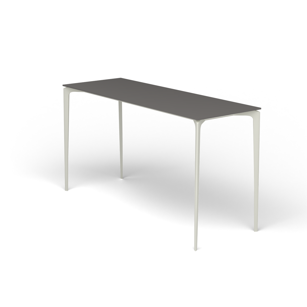 AllSize Bartafel, 200 × 70 × 110 cm, Powder Grey, Aluminium speckled Anthracite