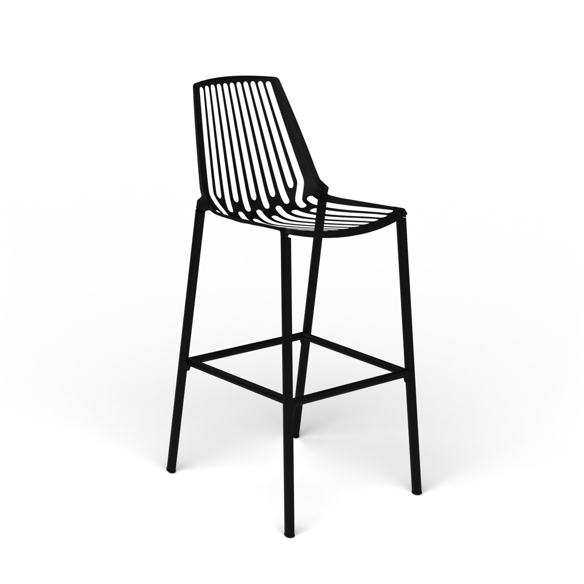 Rion Kruk, 48 × 59 × h 78/112 cm, Black