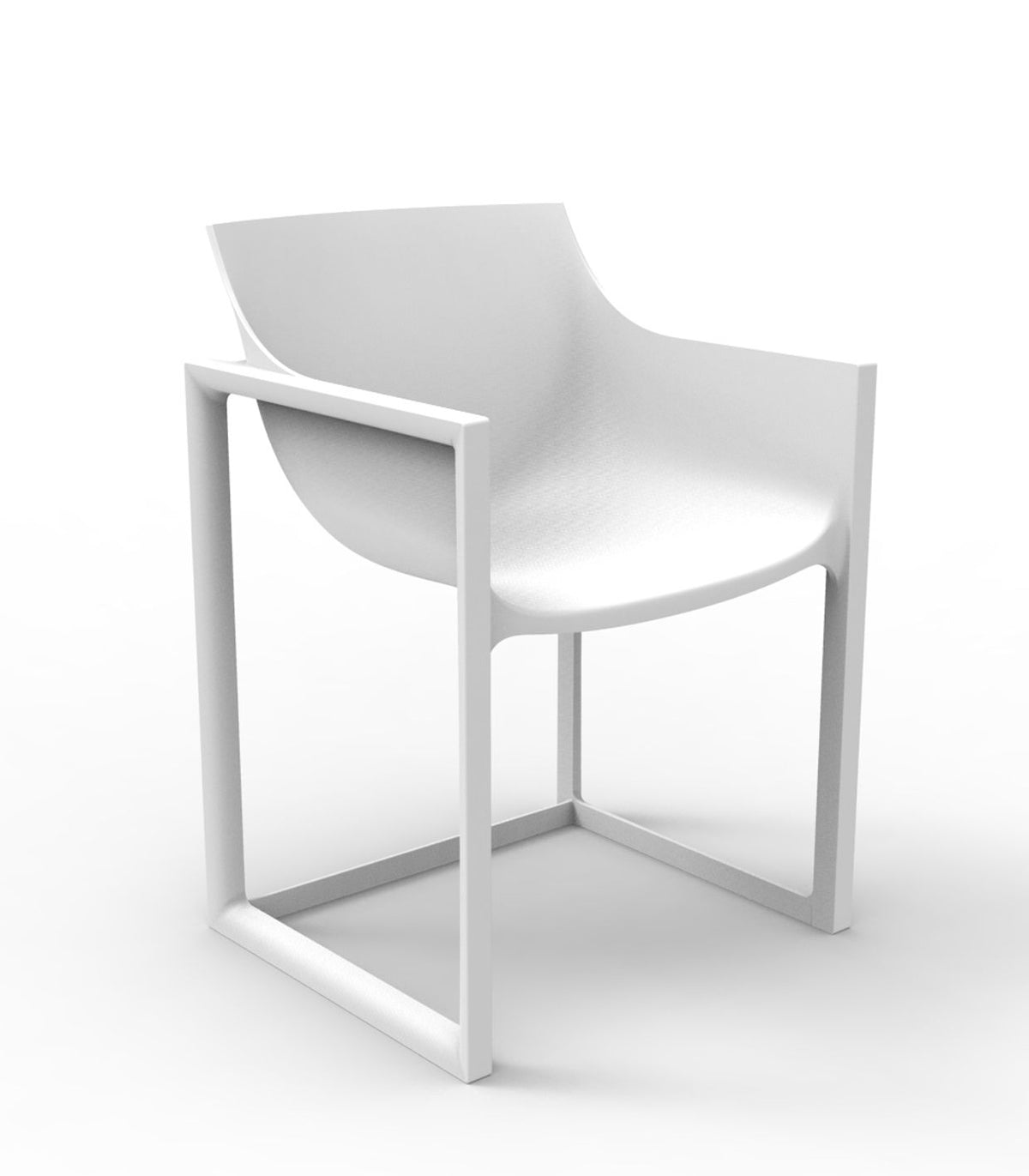 Wall Street Armchair White