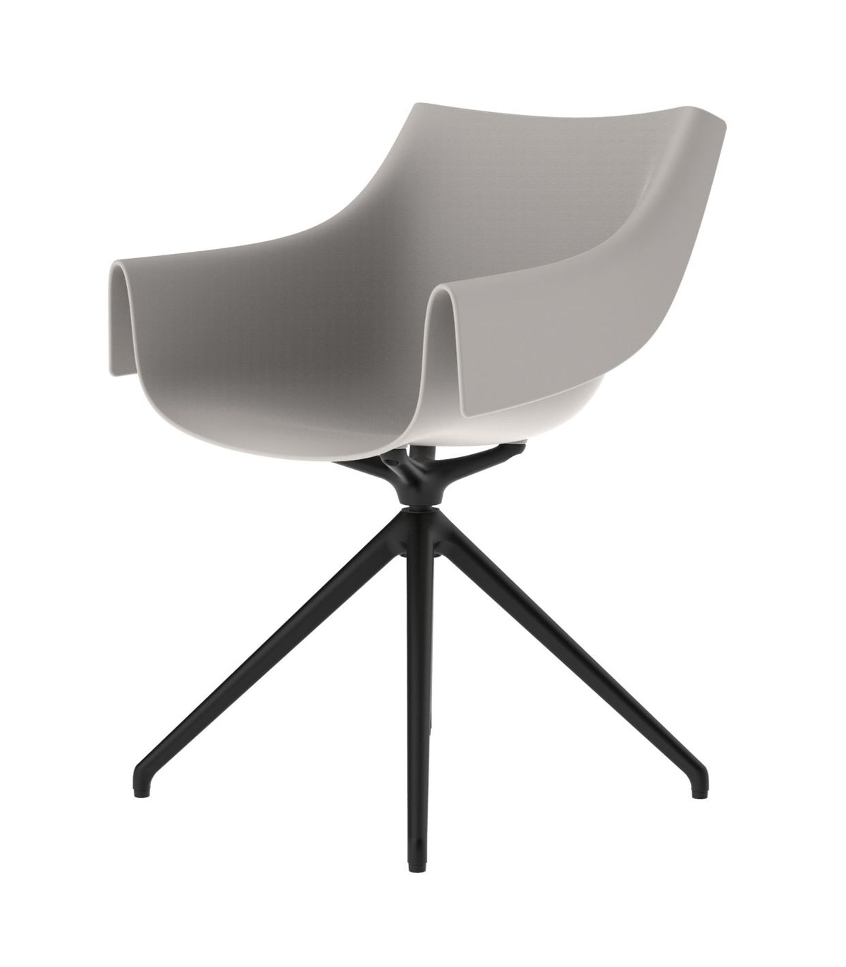 Manta Swivel Armchair Ecru