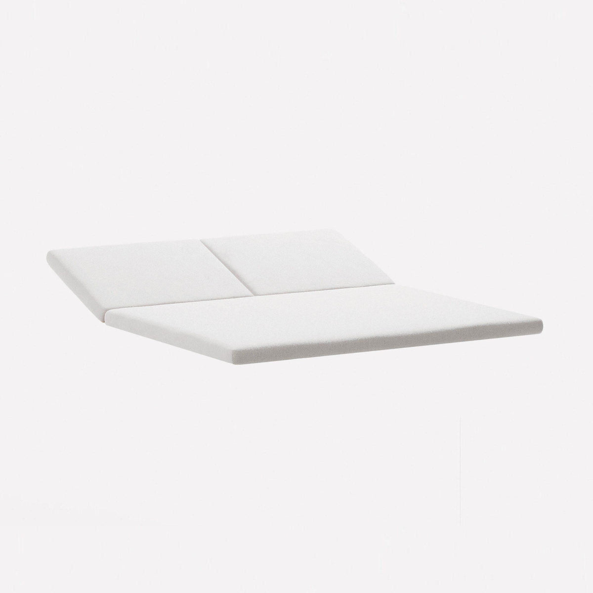 Double fabric mat for double sunlounger