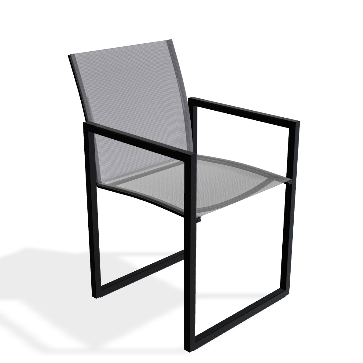 Ninix eetstoel Anthracite Zwart