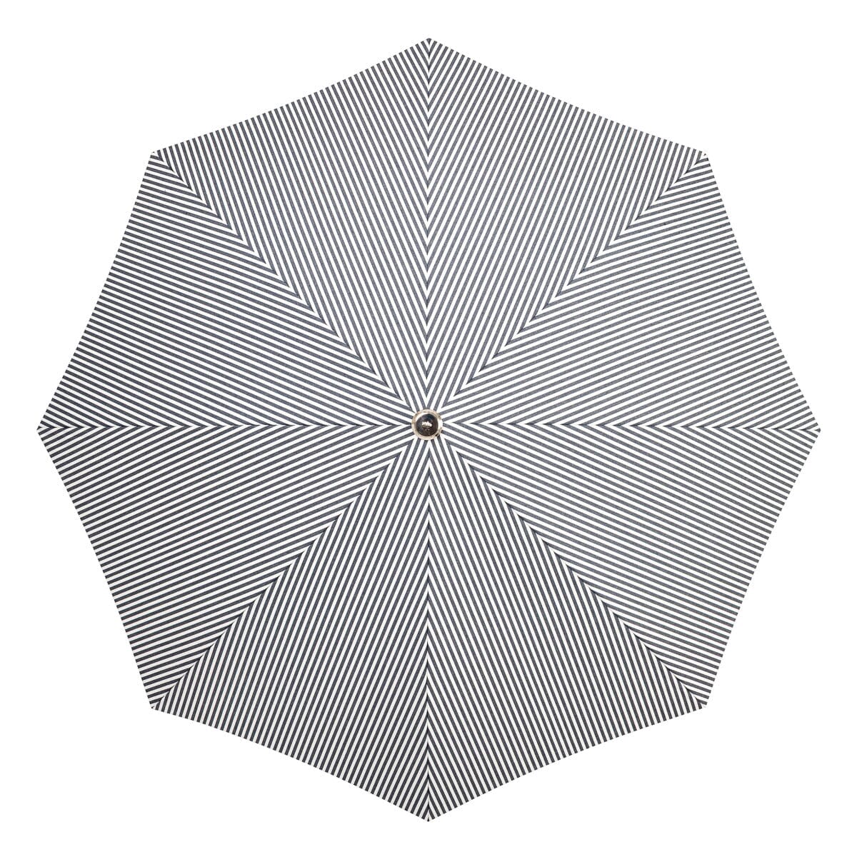 Lauren's Navy Stripe Premium Beach Umbrella