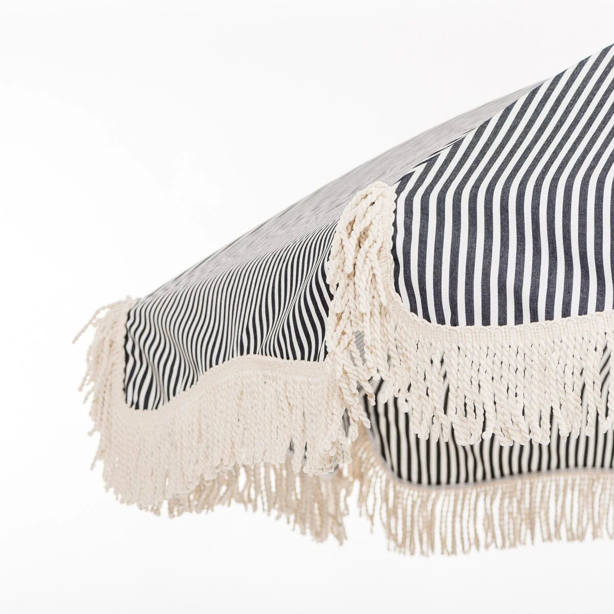 Lauren's Navy Stripe Premium Beach Umbrella