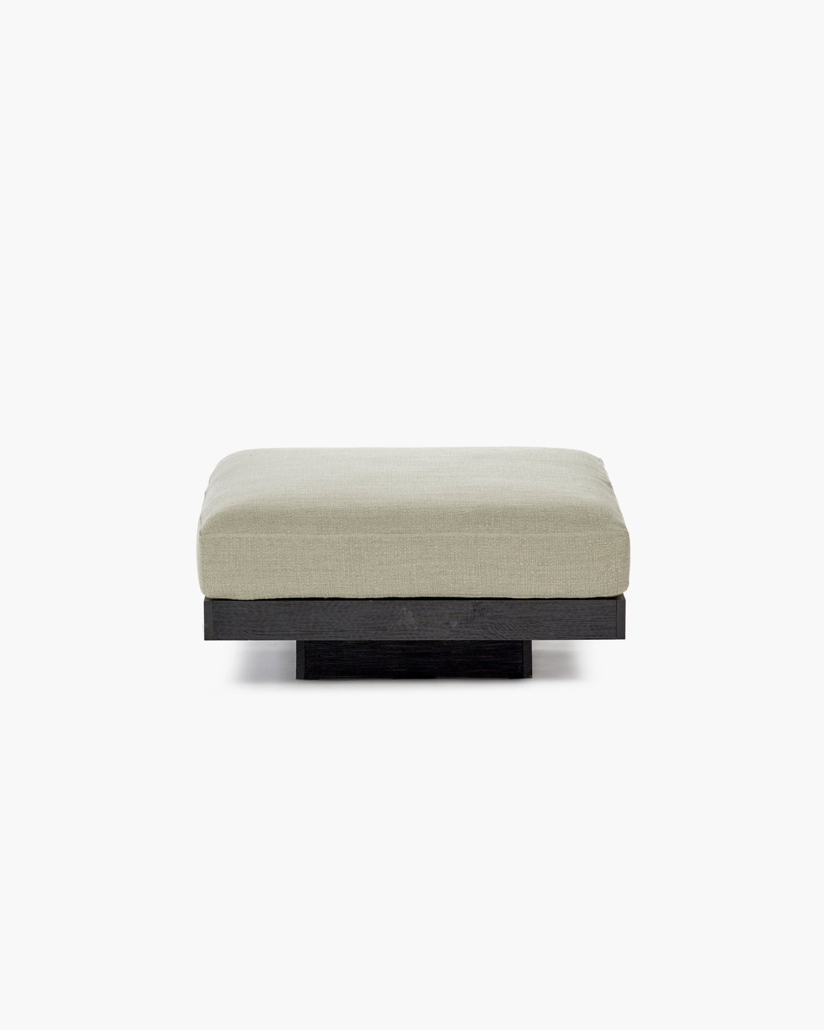 Ottoman Indoor Sand Black Rudolph