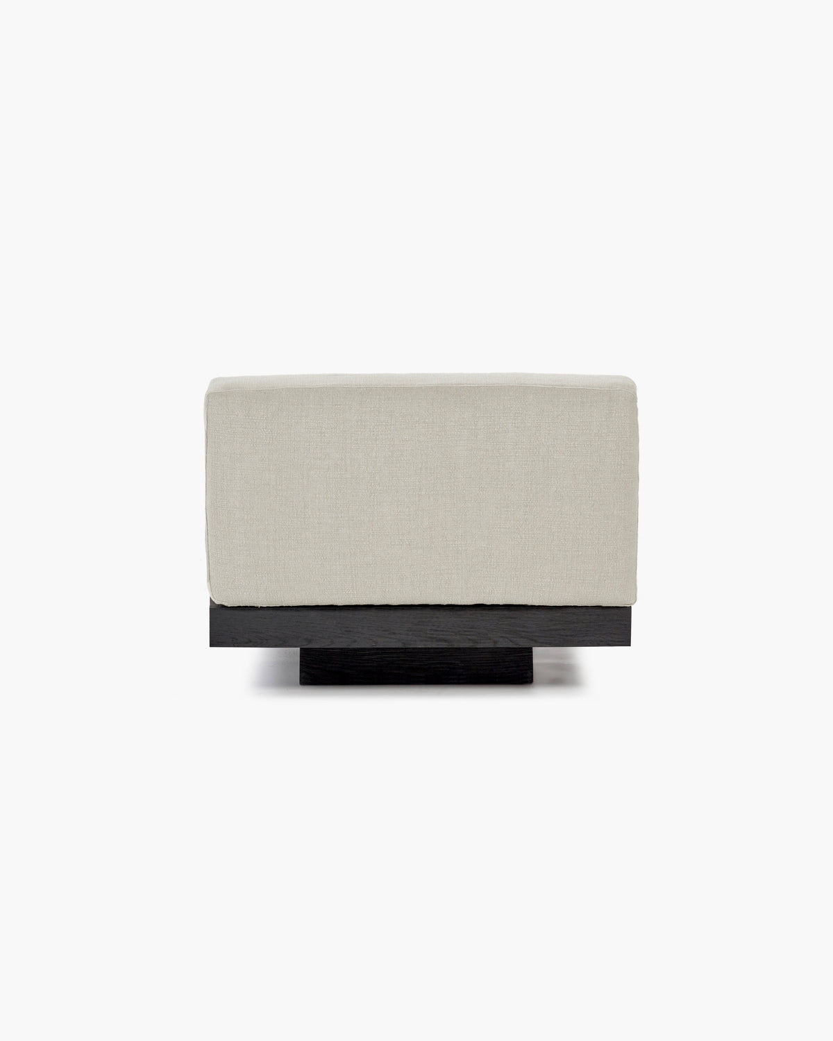 Bench 1-seat Indoor Beige Black Rudolph