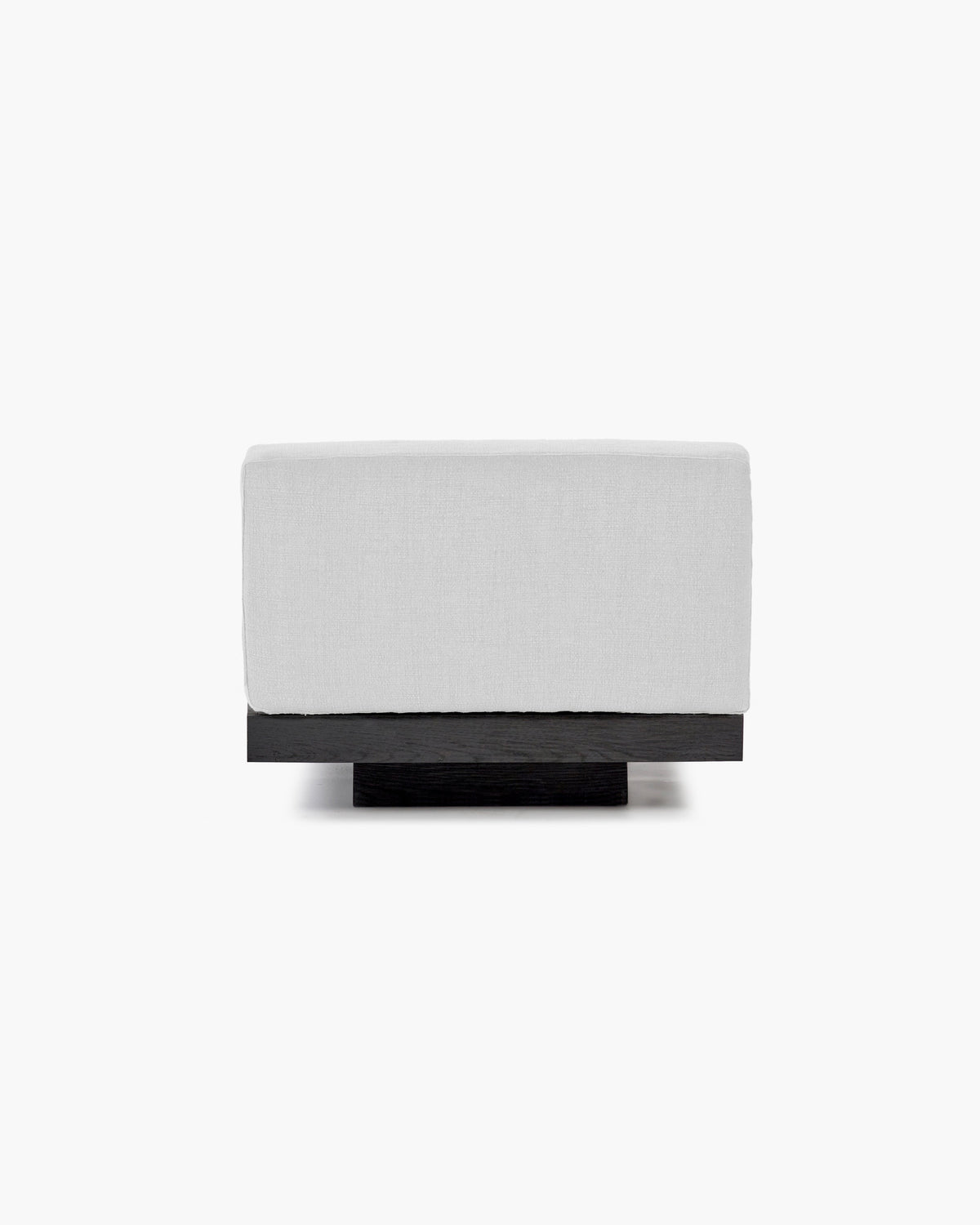 Bench 1-seat Indoor Off-white Black