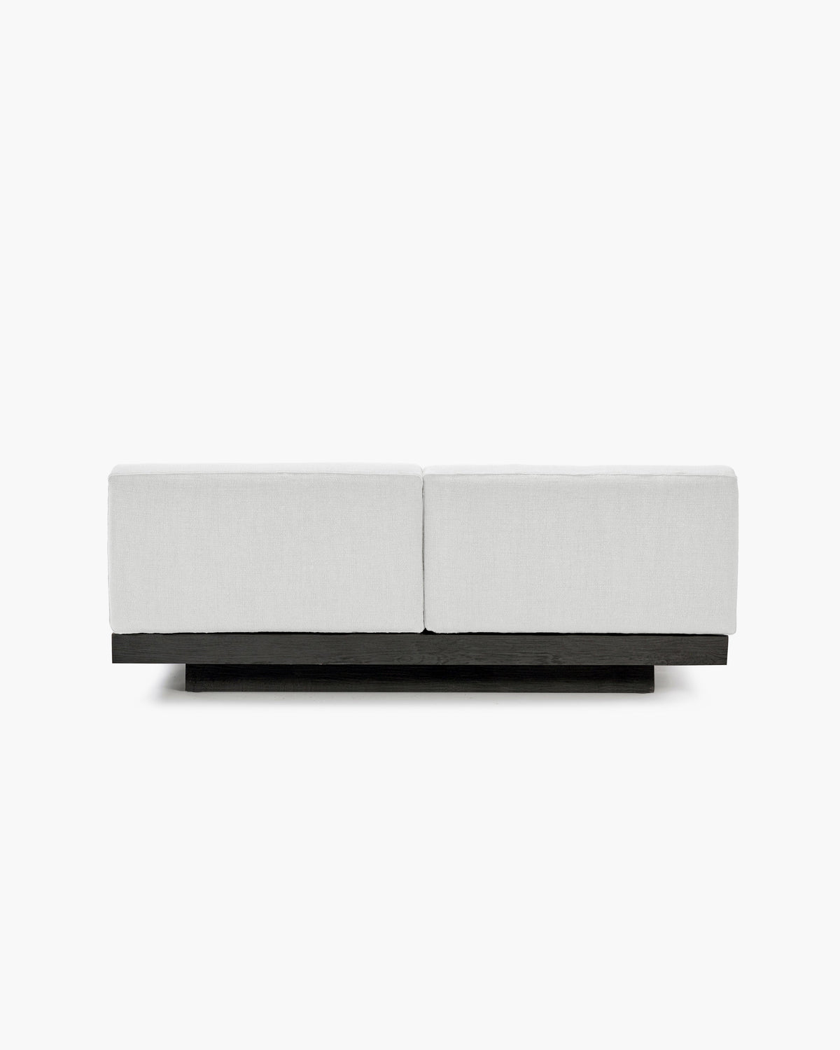 Bench 2-seater Indoor Off-white Black