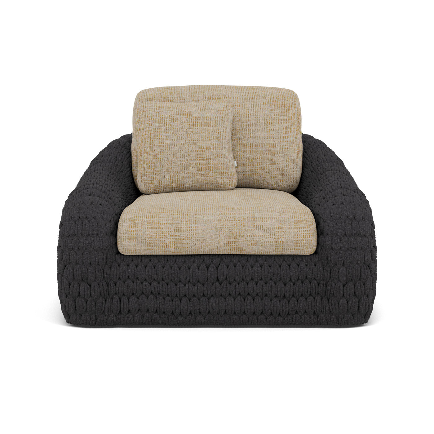 Coussin décoratif Kobo coussin d'assise et de dossier 1 place 66×72 et 66×55 cm Coussin haut dossier
