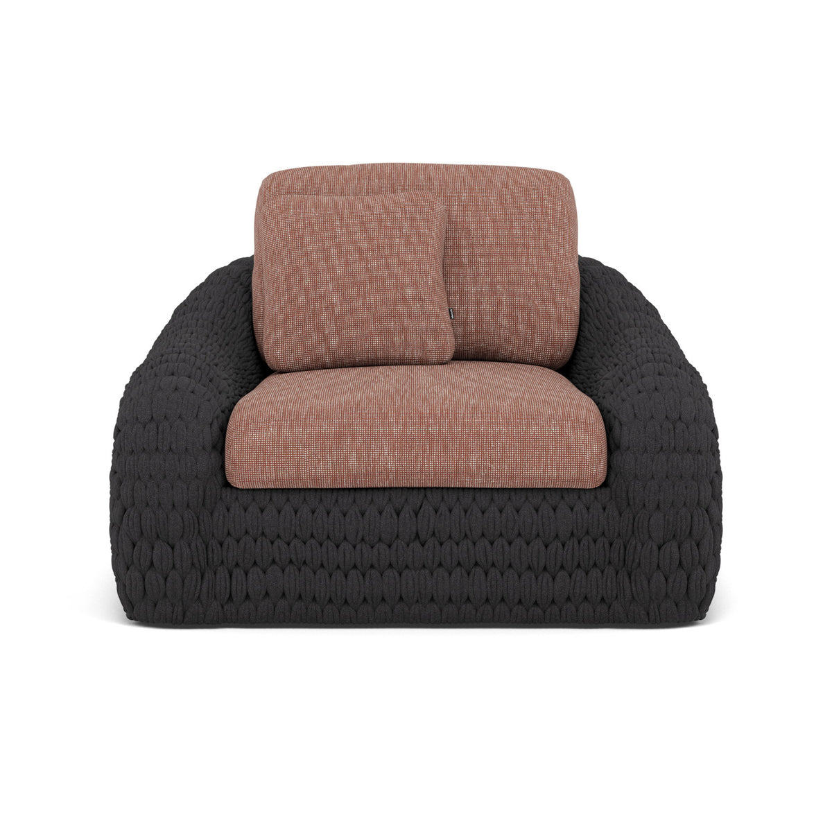 Coussin décoratif Kobo coussin d'assise et de dossier 1 place 66×72 et 66×55 cm Coussin haut dossier