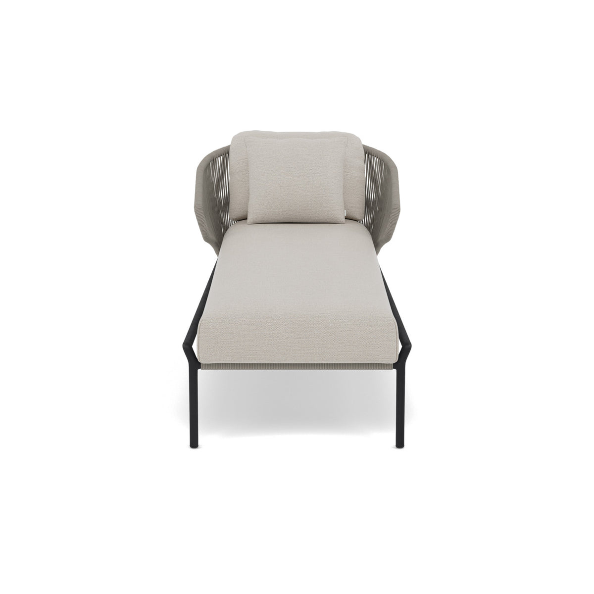 Coussin de siège et de dossier pour transat Radoc 61×151 et 50×38 cm