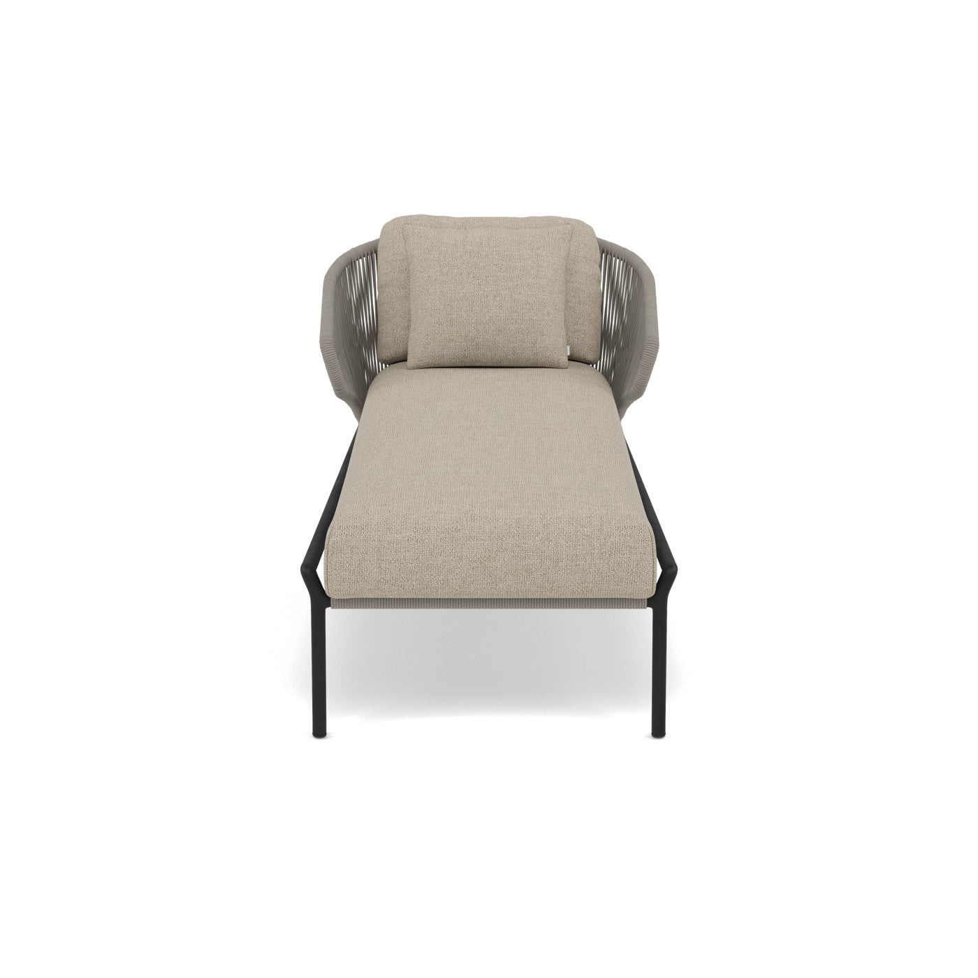 Coussin de siège et de dossier pour transat Radoc 61×151 et 50×38 cm