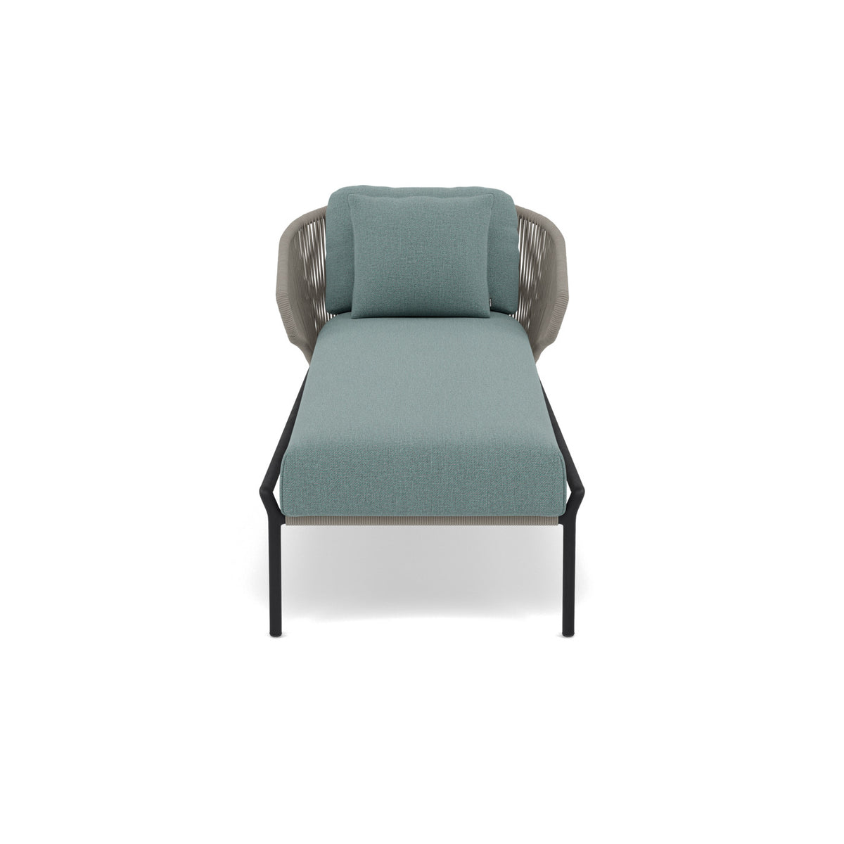 Coussin de siège et de dossier pour transat Radoc 61×151 et 50×38 cm