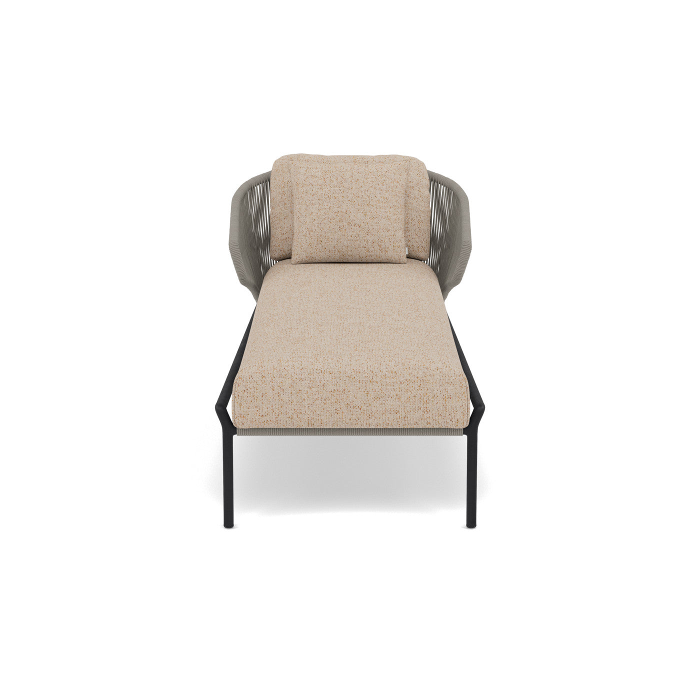 Coussin de siège et de dossier pour transat Radoc 61×151 et 50×38 cm