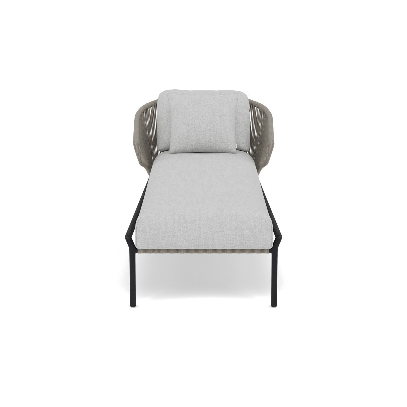 Coussin de siège et de dossier pour transat Radoc 61×151 et 50×38 cm