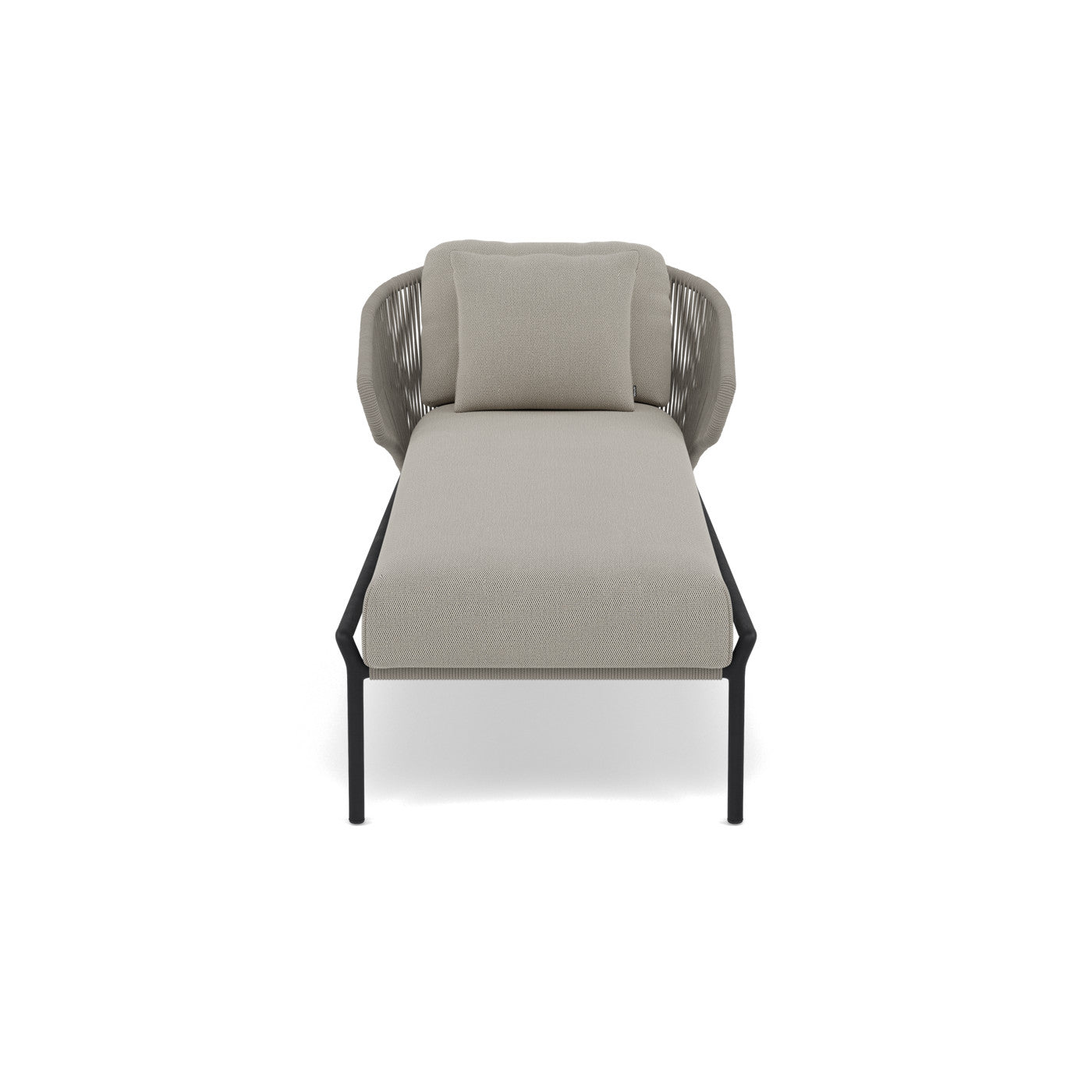 Coussin de siège et de dossier pour transat Radoc 61×151 et 50×38 cm