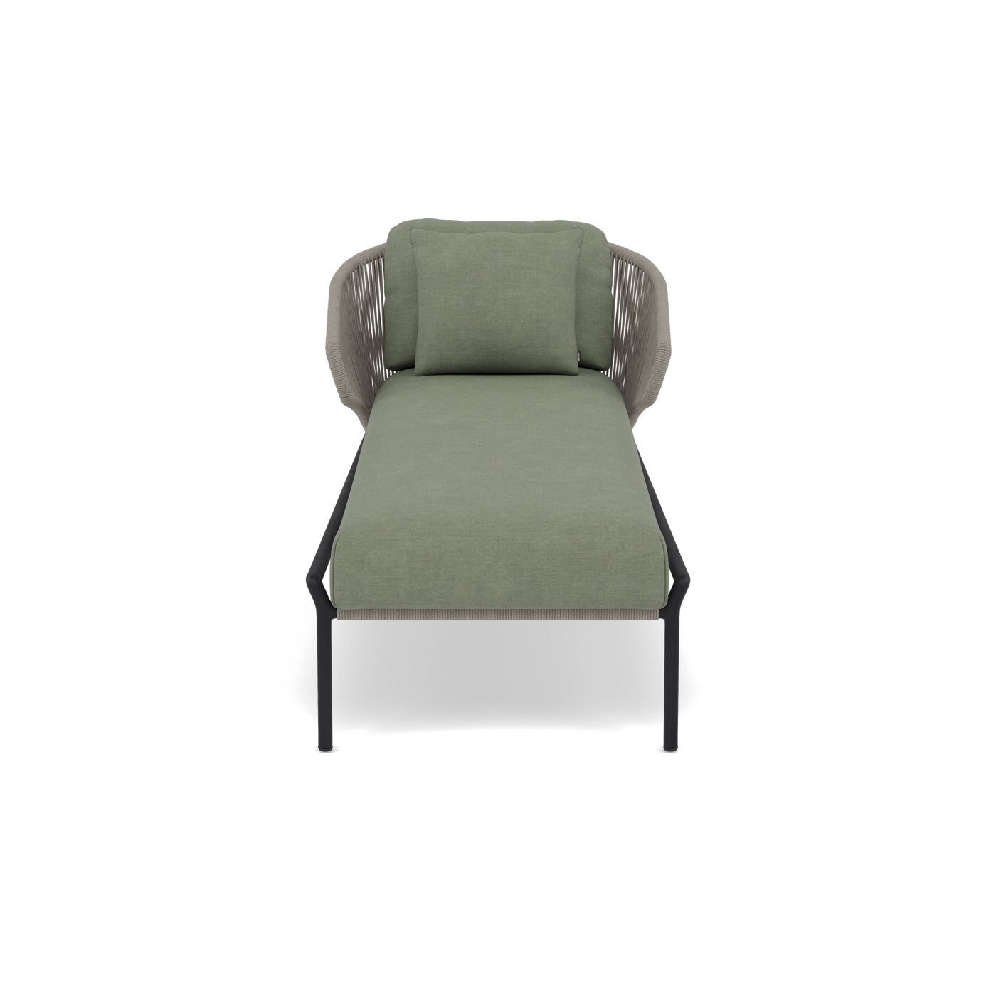 Coussin de siège et de dossier pour transat Radoc 61×151 et 50×38 cm