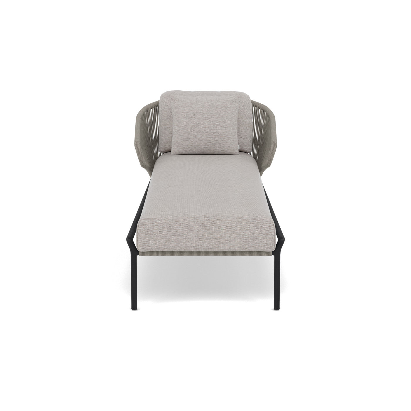Coussin de siège et de dossier pour transat Radoc 61×151 et 50×38 cm