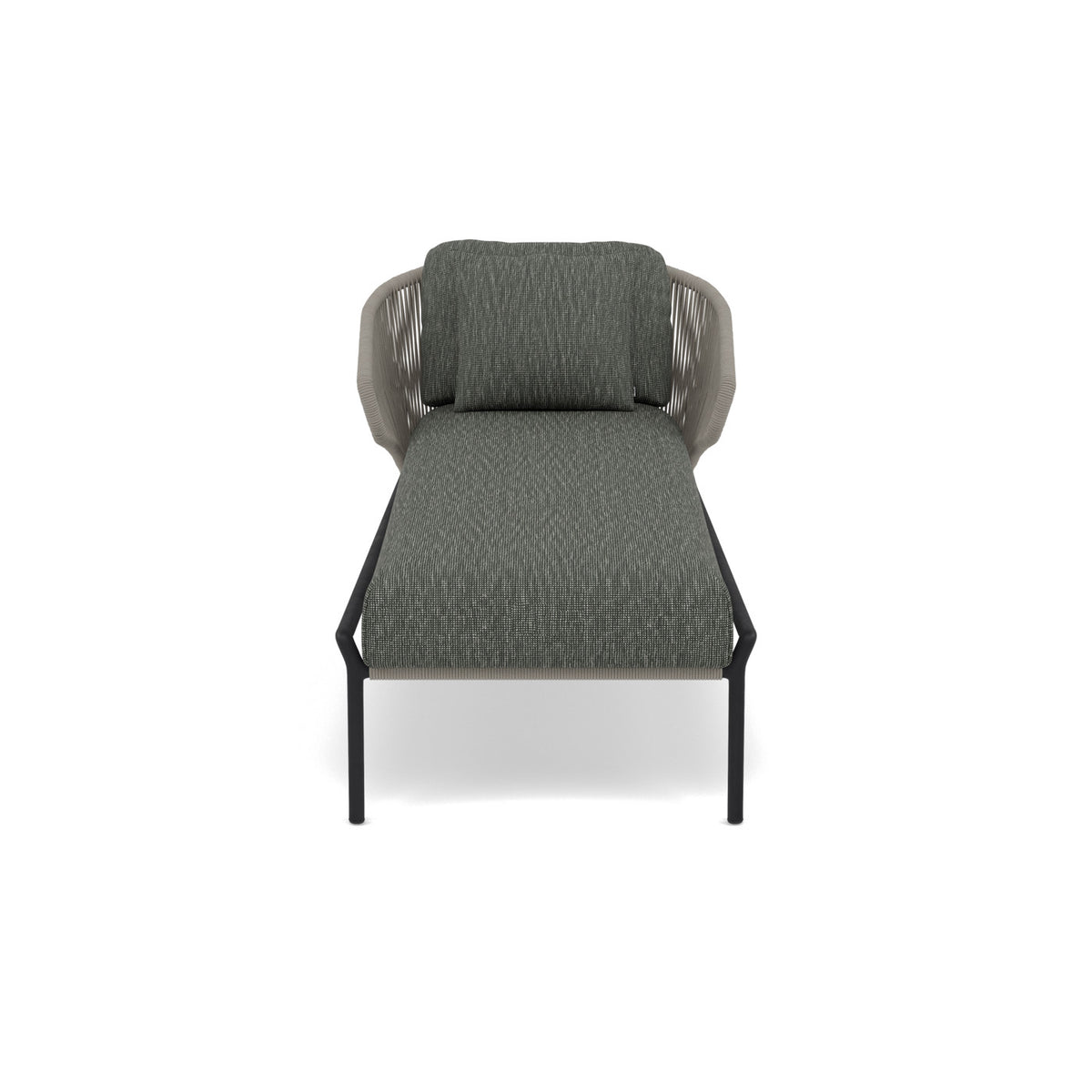 Coussin de siège et de dossier pour transat Radoc 61×151 et 50×38 cm