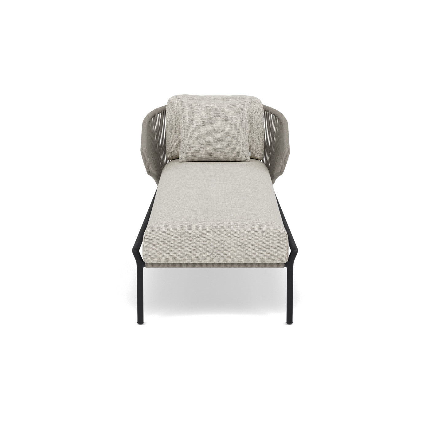 Coussin de siège et de dossier pour transat Radoc 61×151 et 50×38 cm