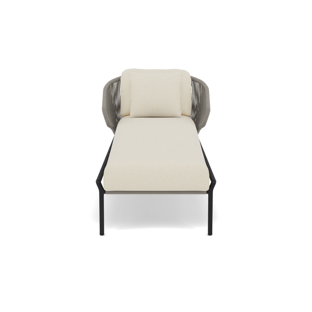 Coussin de siège et de dossier pour transat Radoc 61×151 et 50×38 cm