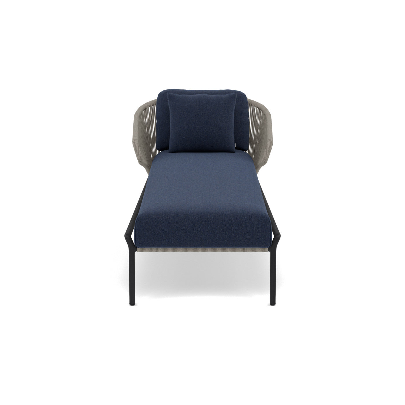 Coussin de siège et de dossier pour transat Radoc 61×151 et 50×38 cm