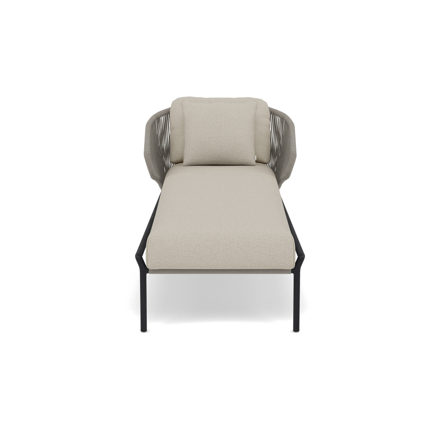 Coussin de siège et de dossier pour transat Radoc 61×151 et 50×38 cm