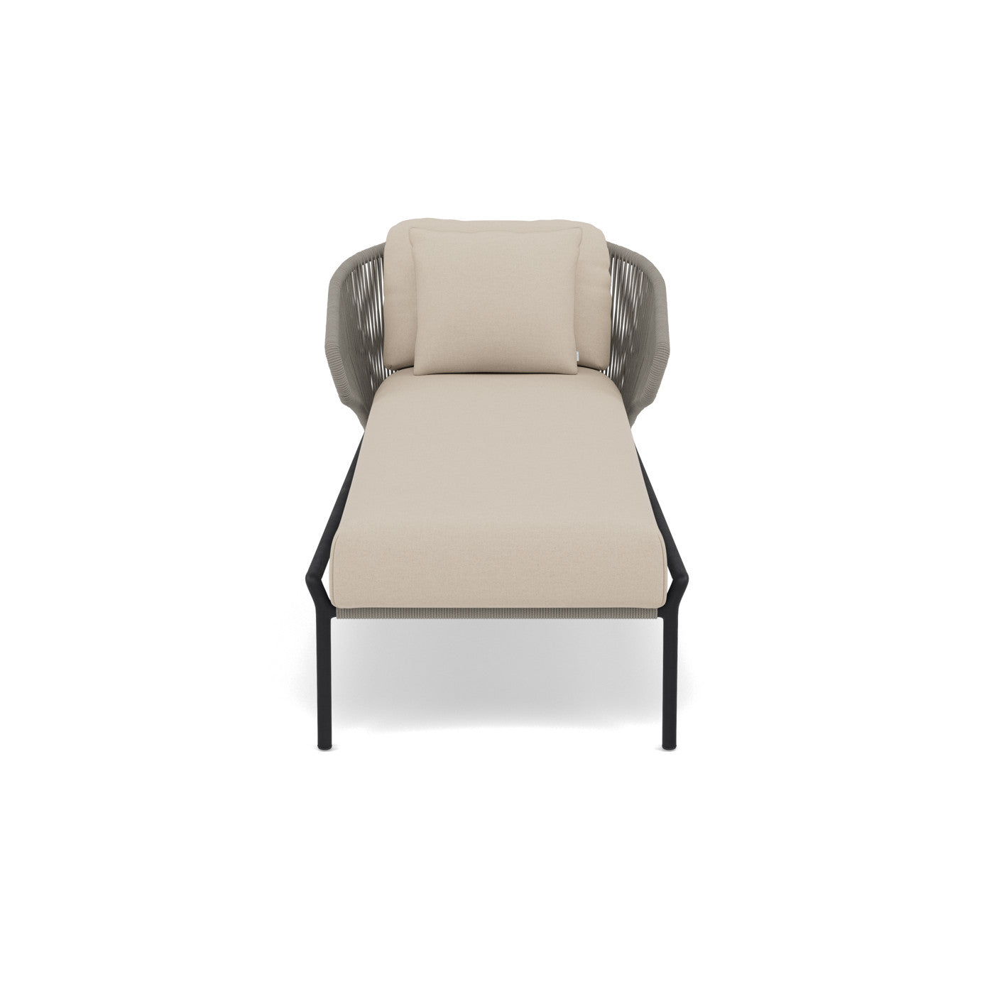Coussin de siège et de dossier pour transat Radoc 61×151 et 50×38 cm