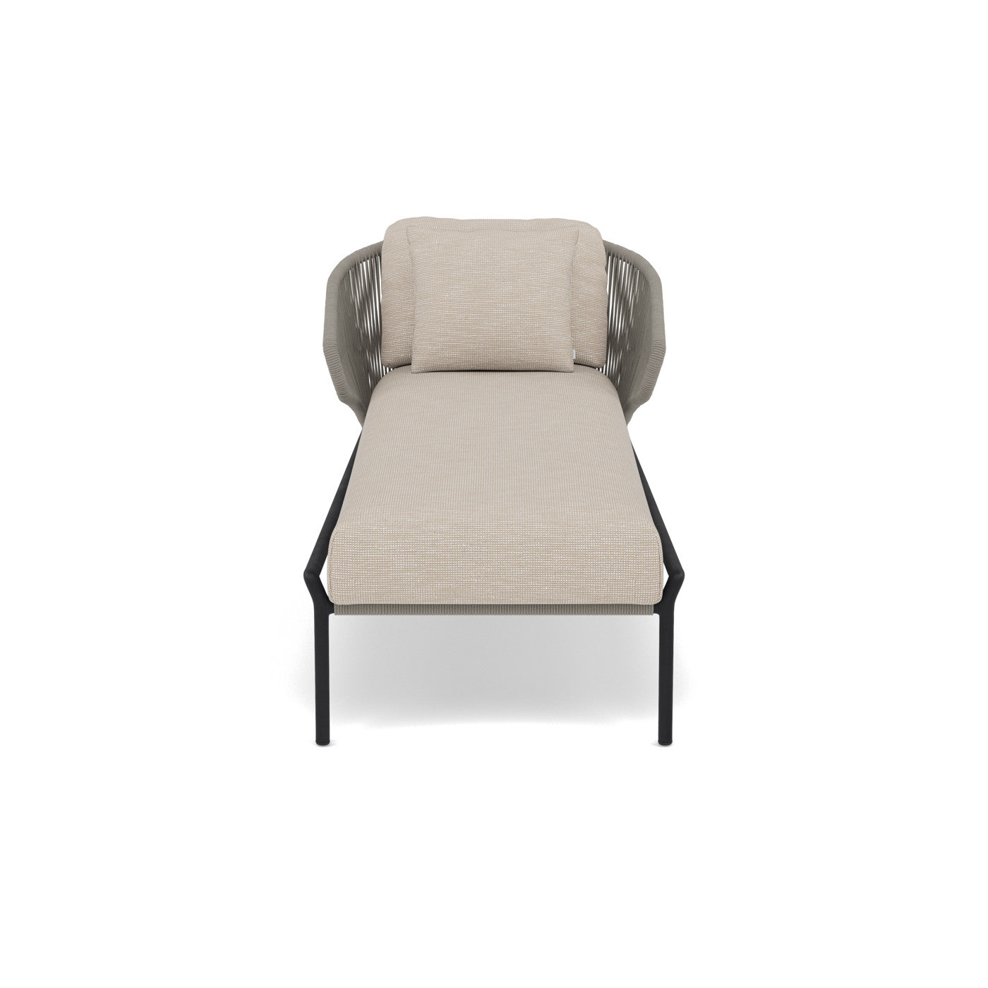 Coussin de siège et de dossier pour transat Radoc 61×151 et 50×38 cm