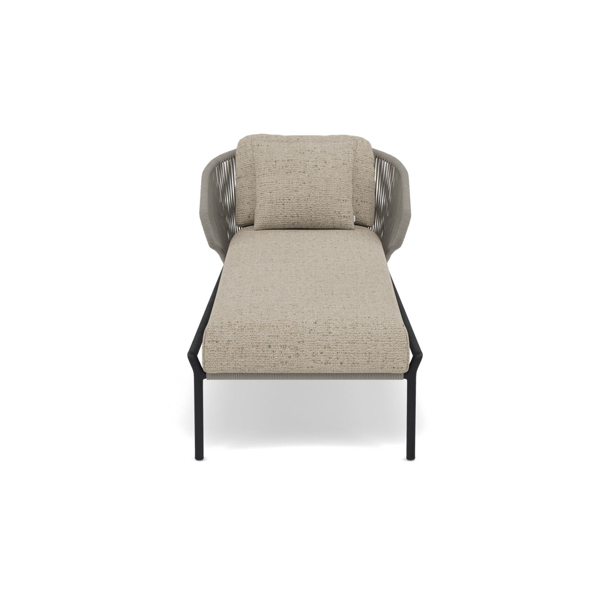 Coussin de siège et de dossier pour transat Radoc 61×151 et 50×38 cm