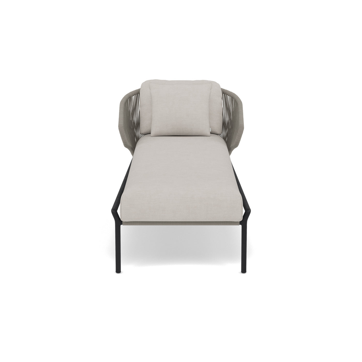 Coussin de siège et de dossier pour transat Radoc 61×151 et 50×38 cm