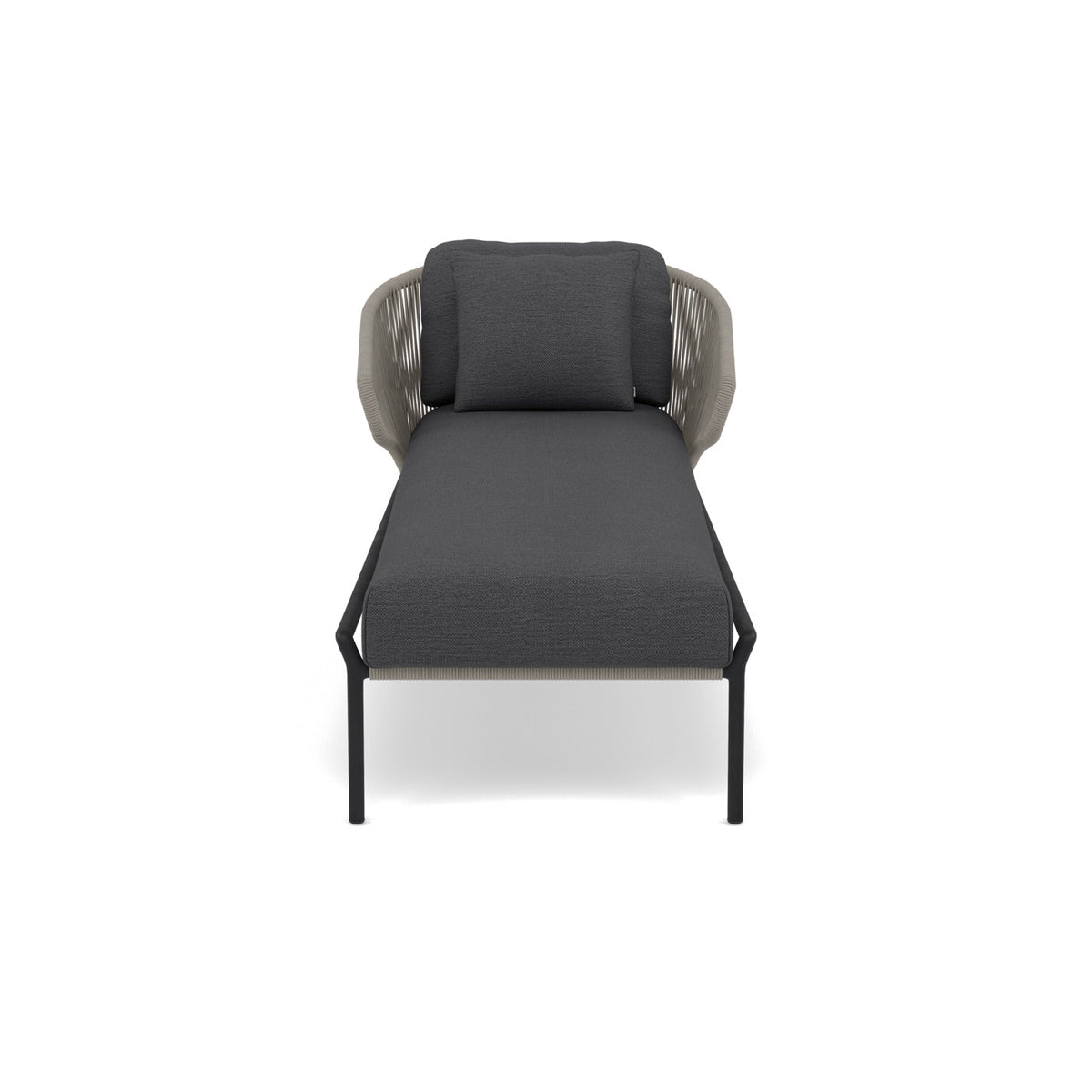 Coussin de siège et de dossier pour transat Radoc 61×151 et 50×38 cm