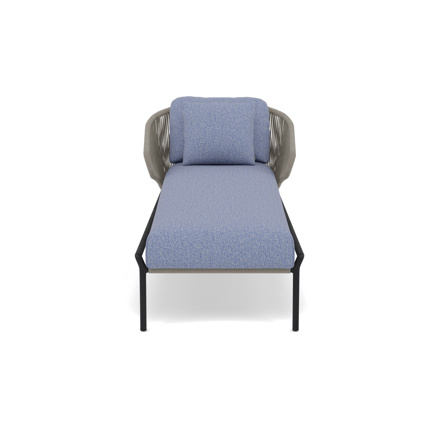 Coussin de siège et de dossier pour transat Radoc 61×151 et 50×38 cm
