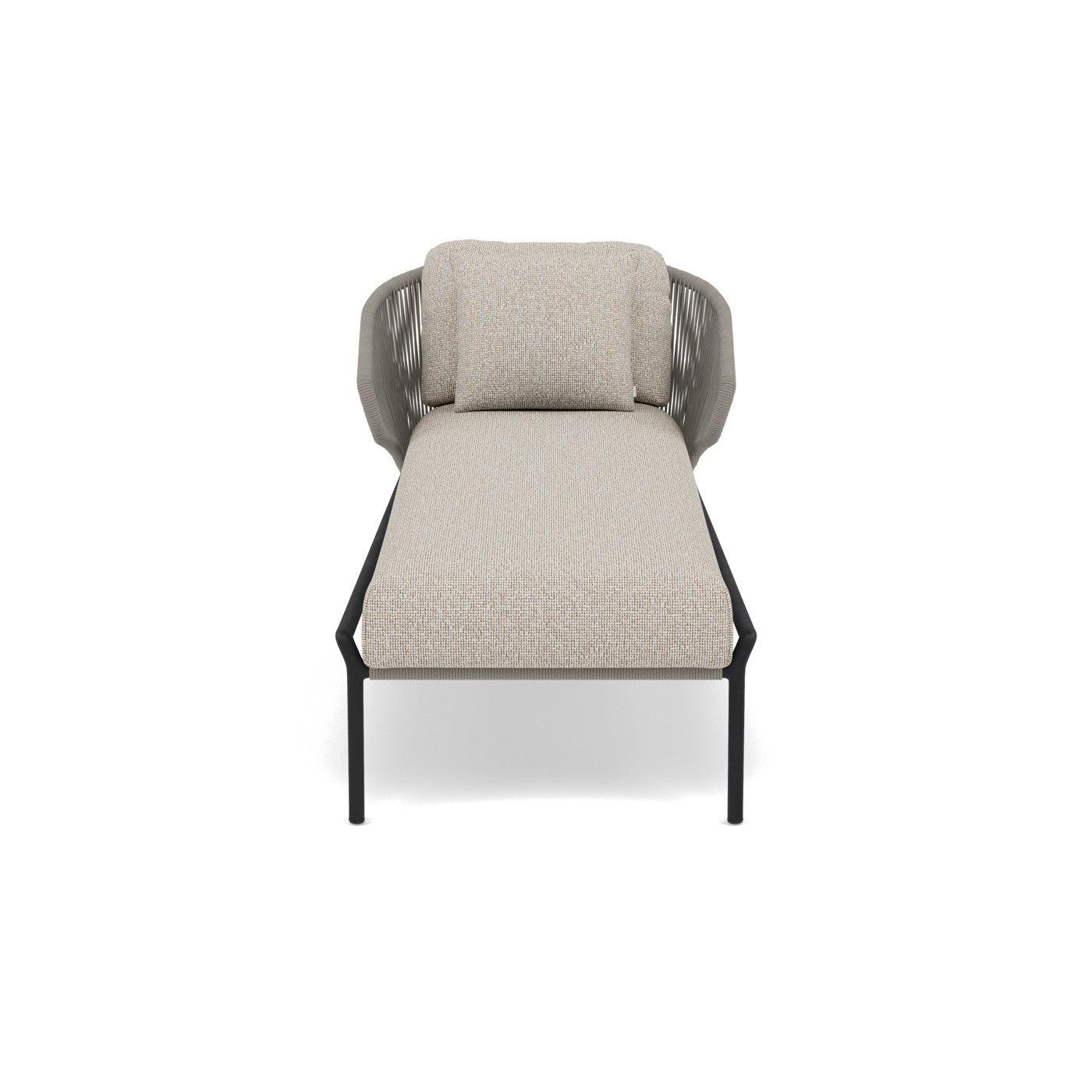 Coussin de siège et de dossier pour transat Radoc 61×151 et 50×38 cm