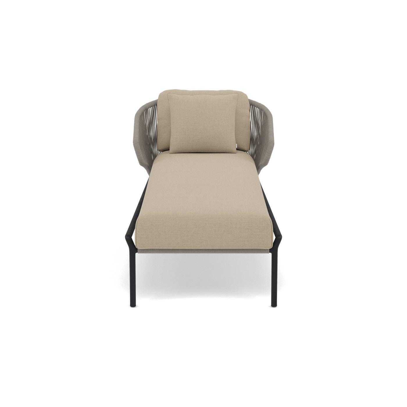 Coussin de siège et de dossier pour transat Radoc 61×151 et 50×38 cm