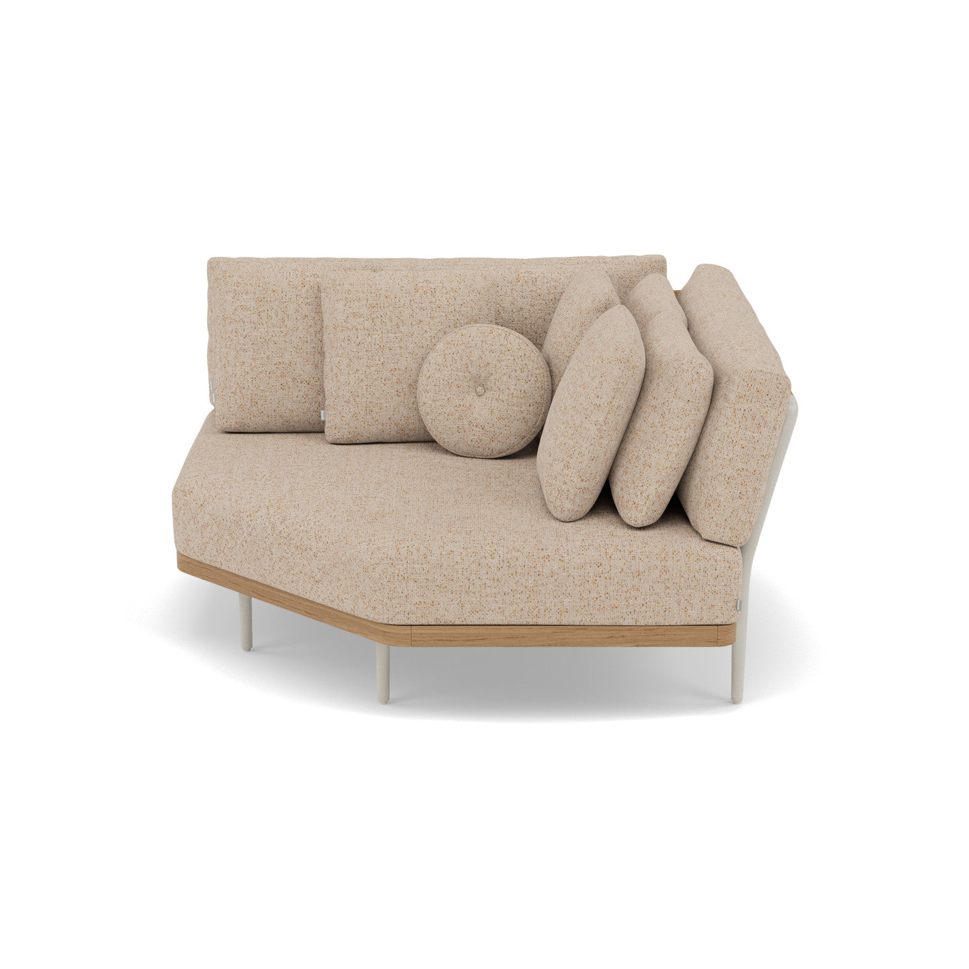 Flows Coussin d'assise 119x119 cm module d'angle Soft
