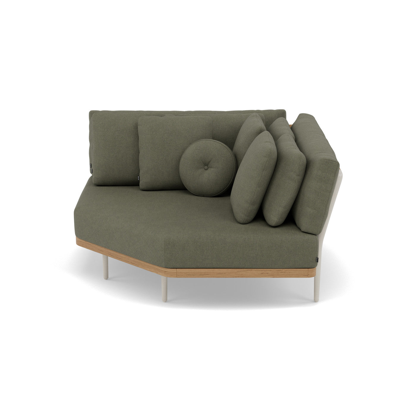Flows Coussin d'assise 119x119 cm module d'angle Soft
