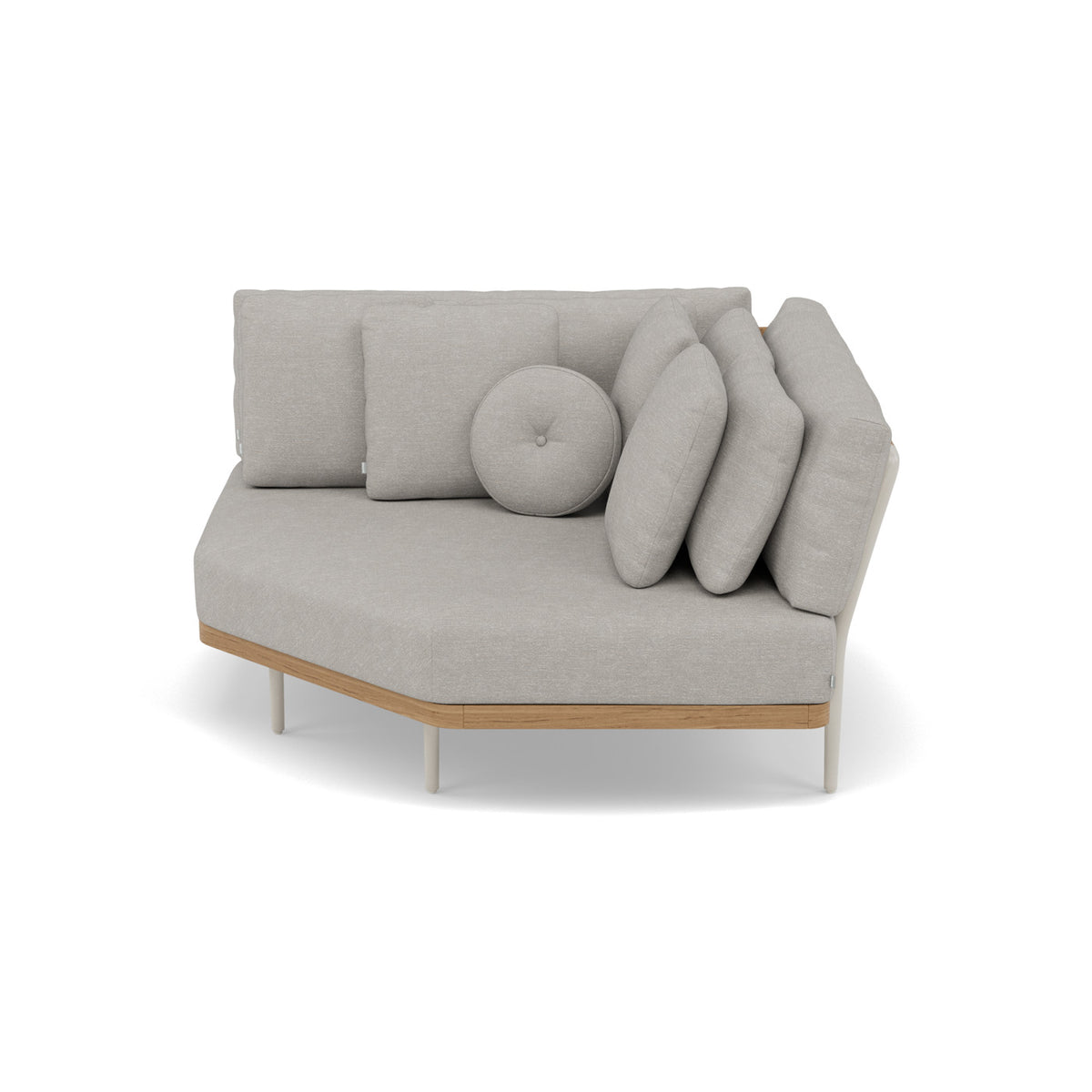 Flows Coussin d'assise 119x119 cm module d'angle Soft