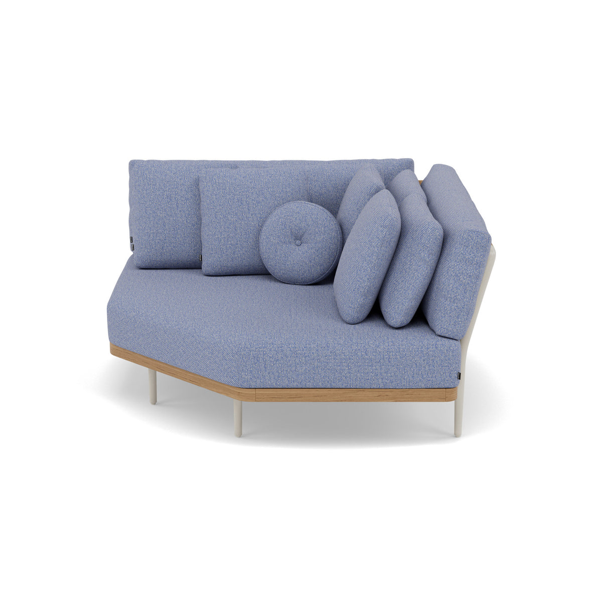 Flows Coussin d'assise 119x119 cm module d'angle Soft