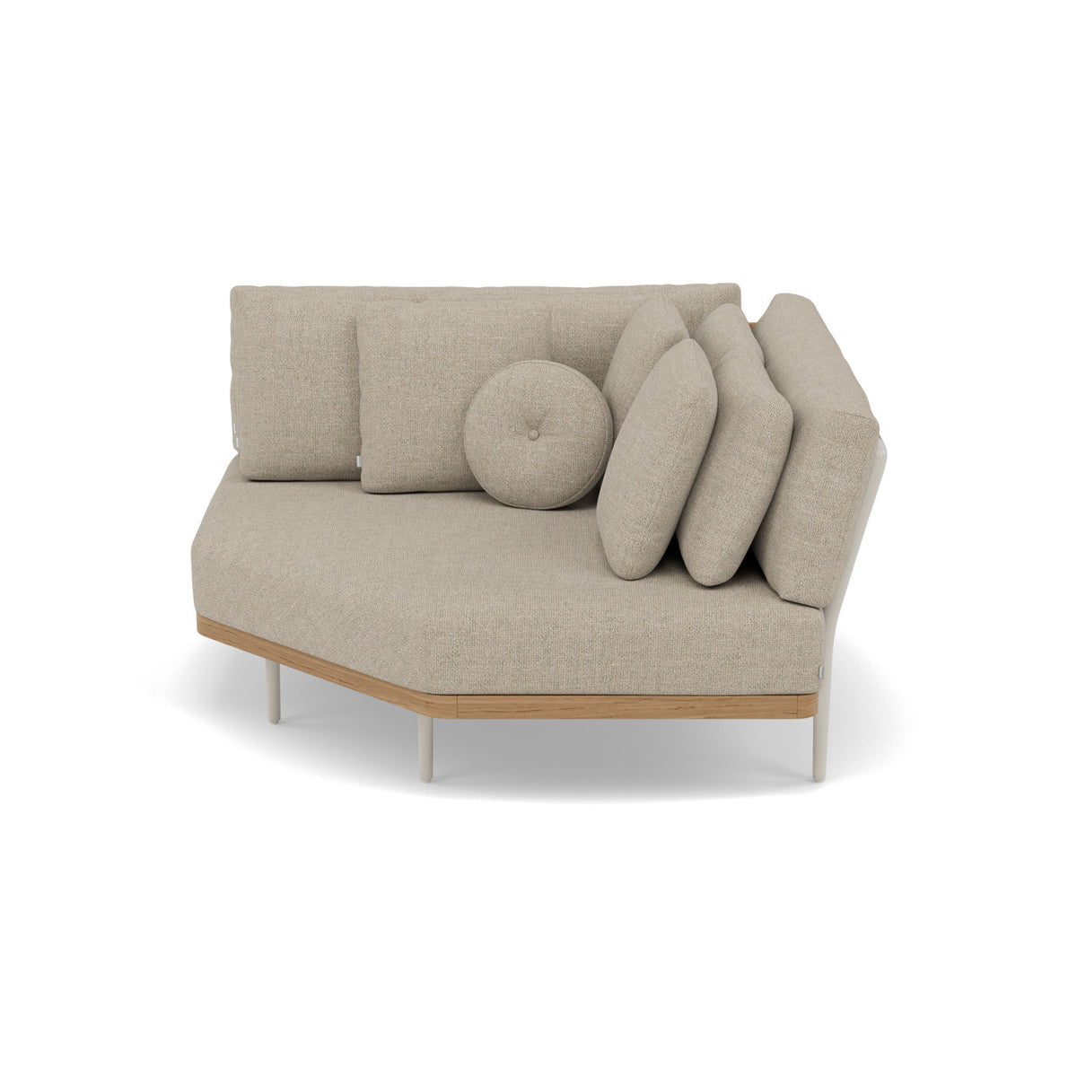Flows Coussin d'assise 119x119 cm module d'angle Soft