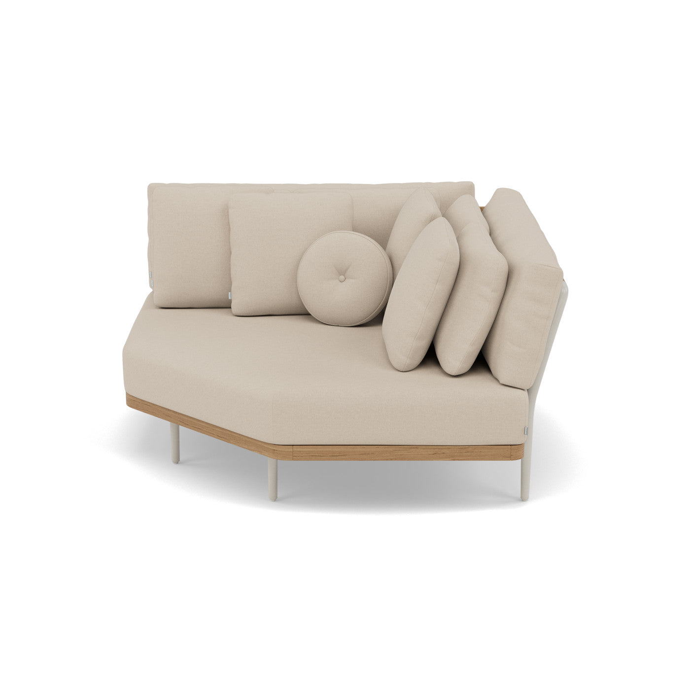 Flows Coussin d'assise 119x119 cm module d'angle Soft