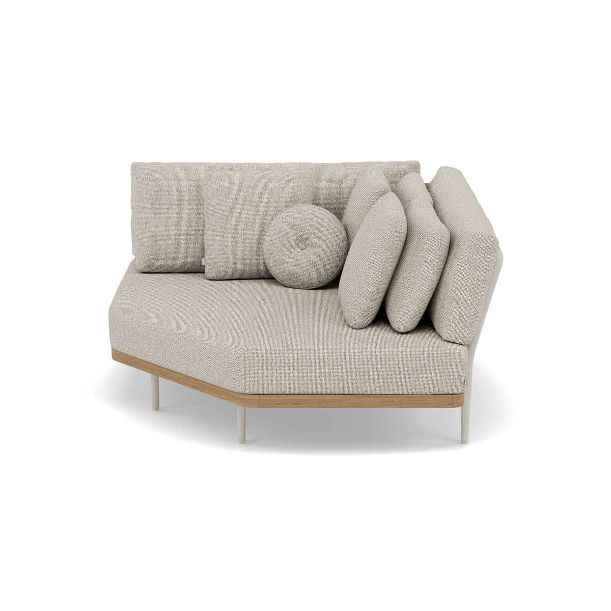 Flows Coussin d'assise 119x119 cm module d'angle Soft