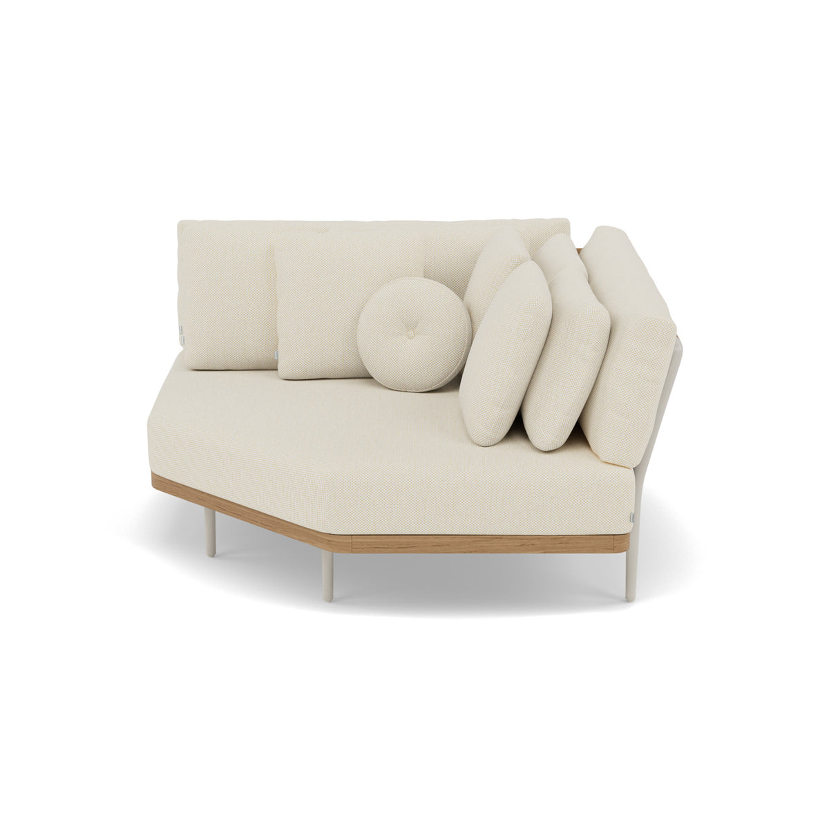 Flows Coussin d'assise 119x119 cm module d'angle Soft