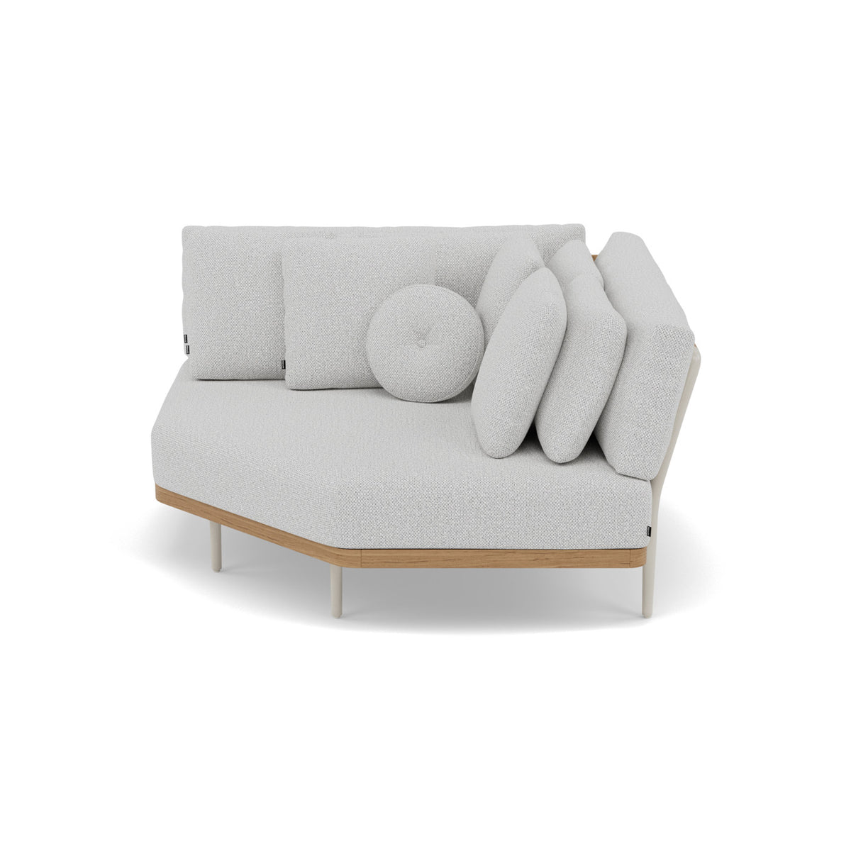 Flows Coussin d'assise 119x119 cm module d'angle Soft