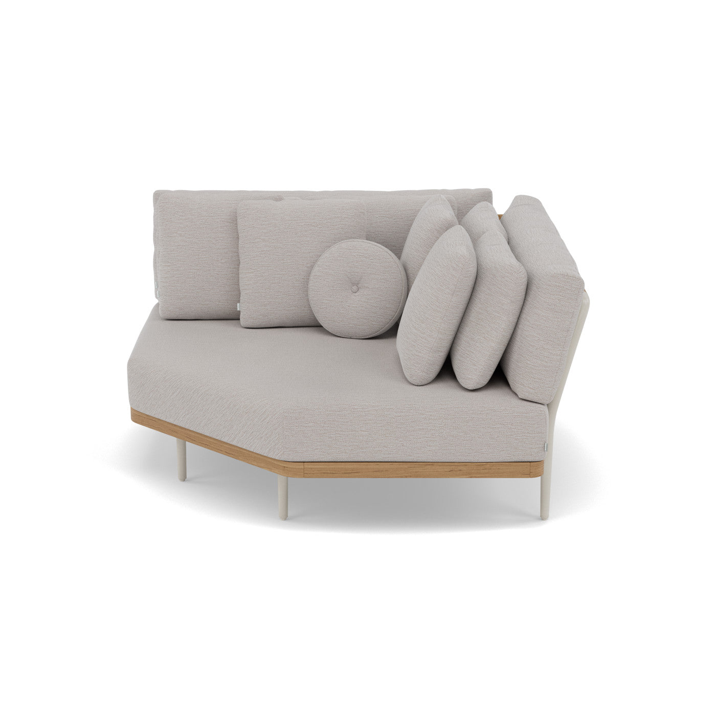 Flows Coussin d'assise 119x119 cm module d'angle Soft