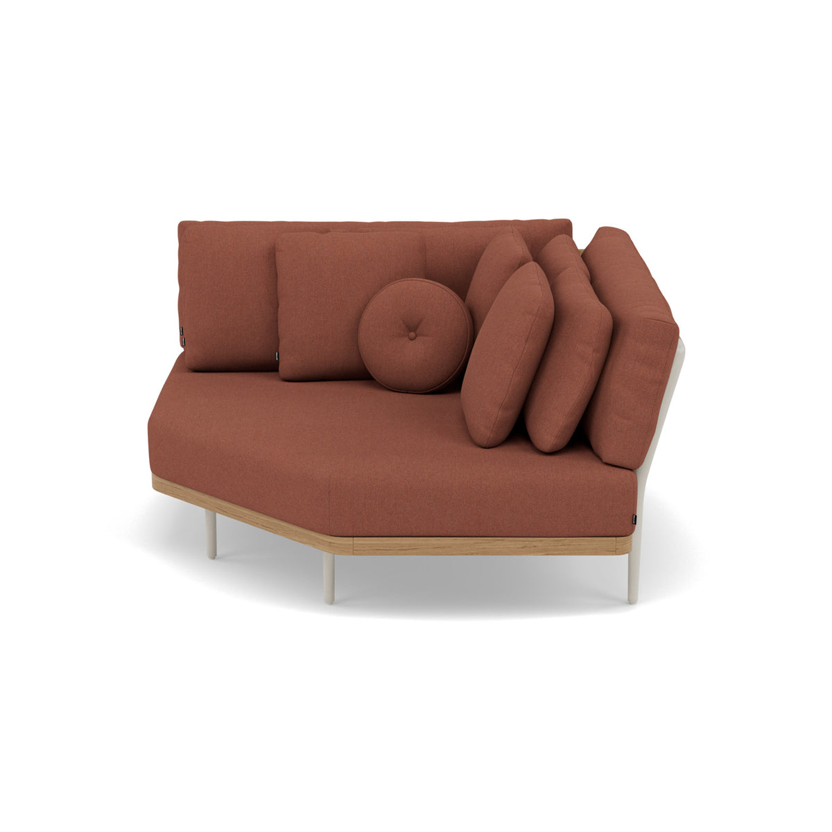 Flows Coussin d'assise 119x119 cm module d'angle Soft